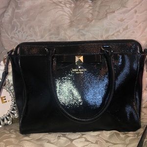 Kate Spade Black Leather Beacon Court Purse